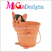 Wholesale Plantador de Metal Cat Craft Plantador de Flores